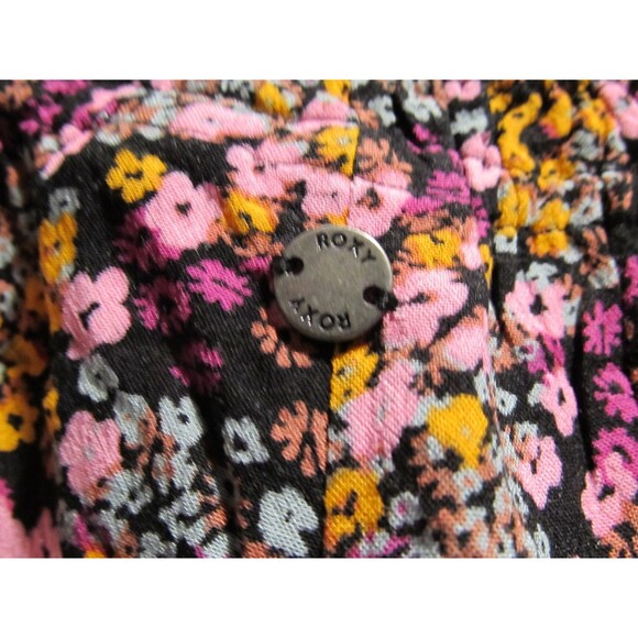 Roxy Forever And A Day Pants NWT Size M Anthracite Floral Daze Wide Leg - Picture 6 of 9